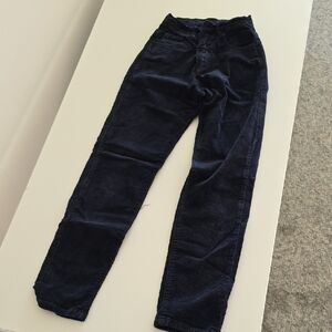 Navy Corduroy Trousers